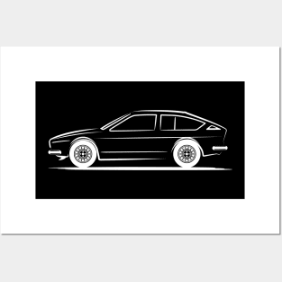 Alfa Romeo Alfasud White Posters and Art